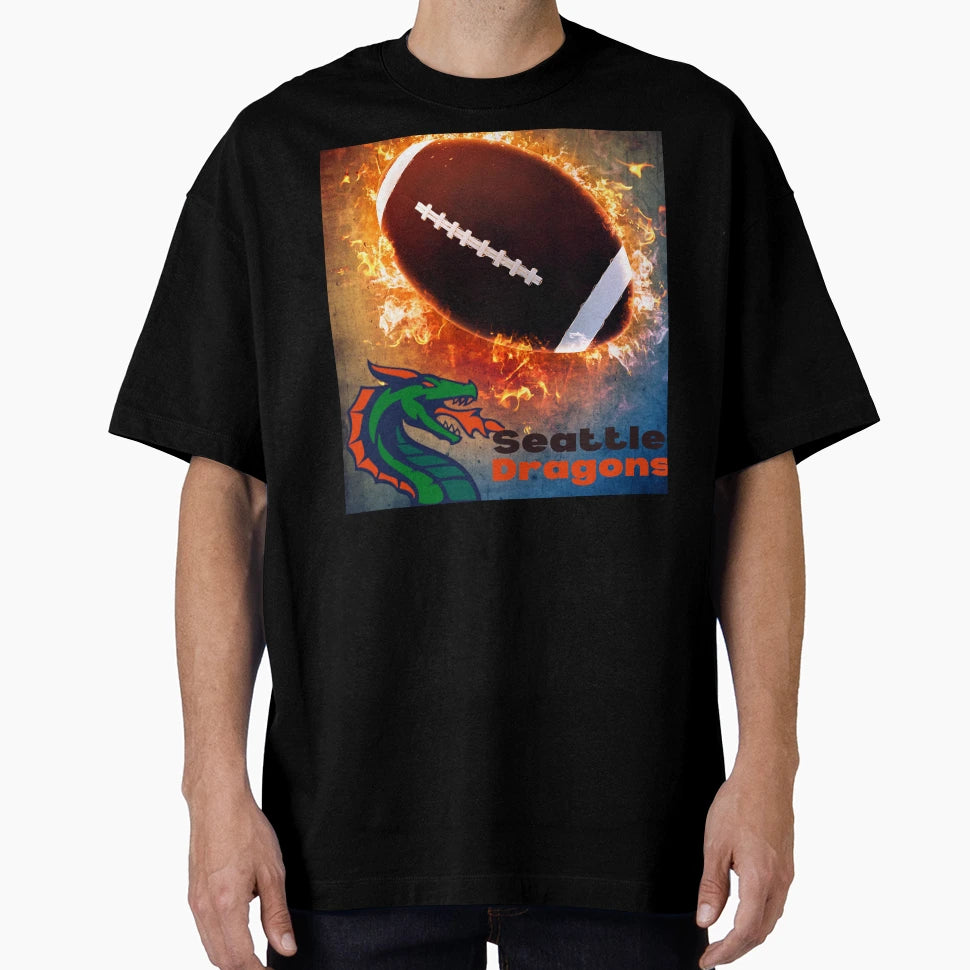 Seattle Dragon Xlf Nfl T-Shirt - Minimalist Print Unisex - T-Shirt, Sweatshirt, Hoodie