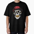 Street Hip Hop Rapper Skull T-Shirt - Custom Art Print Men Women - T-Shirt, Sweatshirt, Hoodie