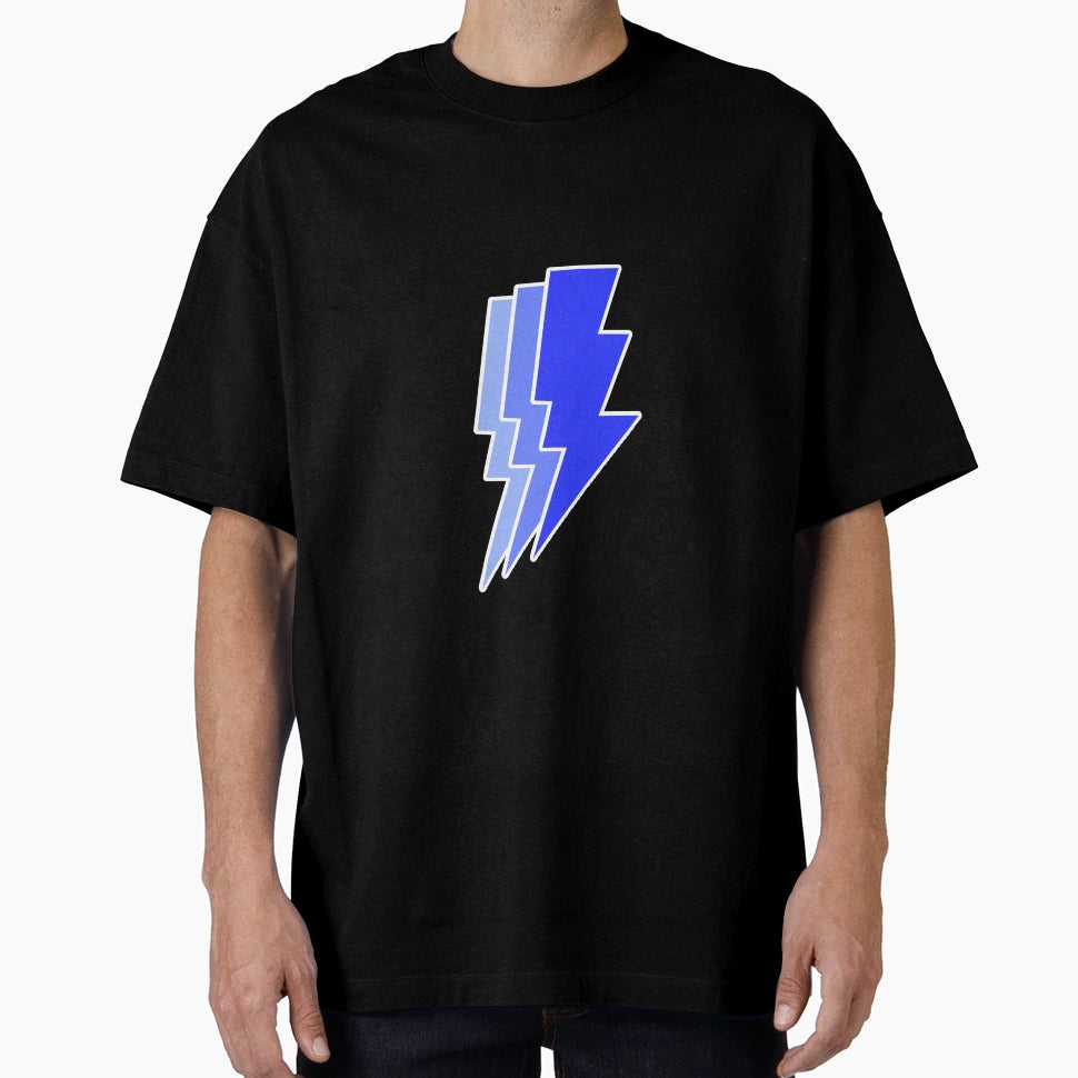 Blue Lighting Bolts T-Shirt - Trendy Graphic Men Women - T-Shirt, Sweatshirt, Hoodie