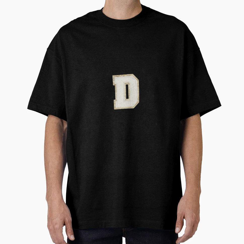 D Letter Patch T-Shirt - Custom Art Print for Adults - T-Shirt, Sweatshirt, Hoodie