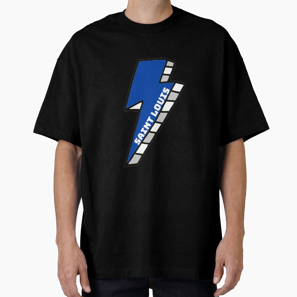 Saint Louis University Lightning Bolt T-Shirt - Trendy Graphic Men Women - T-Shirt, Sweatshirt, Hoodie