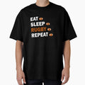 Eat Sleep Rugby Repeat T-Shirt - Streetwear Style Unisex - T-Shirt, Sweatshirt, Hoodie