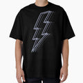 Periwinkle Lightning T-Shirt - Custom Art Print for Adults - T-Shirt, Sweatshirt, Hoodie