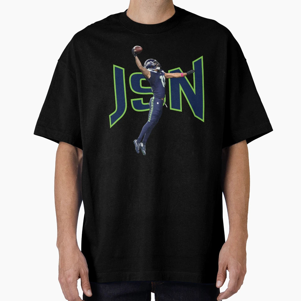 Jaxon Smith Njigba Dunk T-Shirt - Minimalist Print Unisex - T-Shirt, Sweatshirt, Hoodie