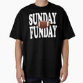 Sunday Funday Football Sport Short Sleeve T-Shirt - Trendy Graphic Unisex - T-Shirt, Sweatshirt, Hoodie