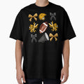 Cheer Football Bow T-Shirt - Novelty Apparel Men Women - T-Shirt, Sweatshirt, Hoodie