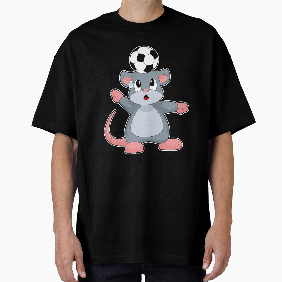 Mouse Soccer Player Soccer Sports T-Shirt - Custom Art Print Unisex - T-Shirt, Sweatshirt, Hoodie