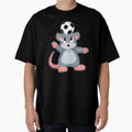 Mouse Soccer Player Soccer Sports T-Shirt - Custom Art Print Unisex - T-Shirt, Sweatshirt, Hoodie