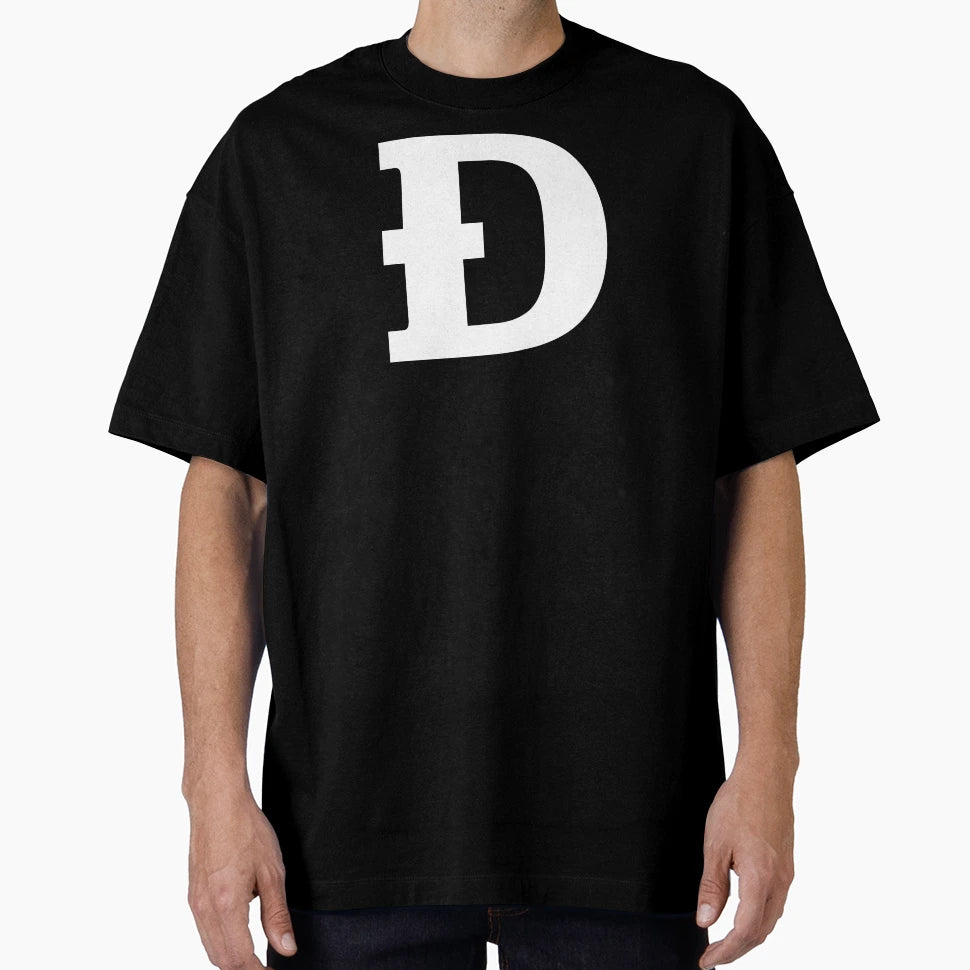 Dogecoin D T-Shirt - Casual Everyday Wear for Adults - T-Shirt, Sweatshirt, Hoodie