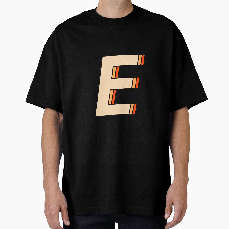 Orange E T-Shirt - Aesthetic Graphic for Adults - T-Shirt, Sweatshirt, Hoodie