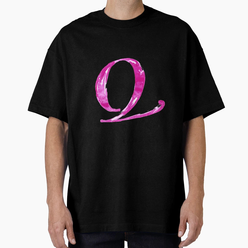 Alphabet Q T-Shirt - Aesthetic Graphic Unisex - T-Shirt, Sweatshirt, Hoodie