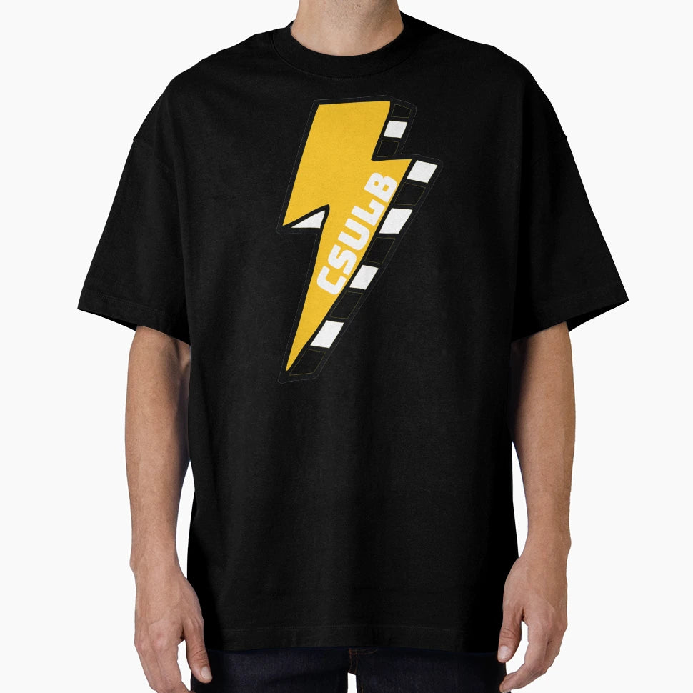 Cal State Long Beach Lightning Bolt T-Shirt - Aesthetic Graphic for Adults - T-Shirt, Sweatshirt, Hoodie