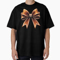 Coquette Bow Pumpkin American Football T-Shirt - Minimalist Print Unisex - T-Shirt, Sweatshirt, Hoodie