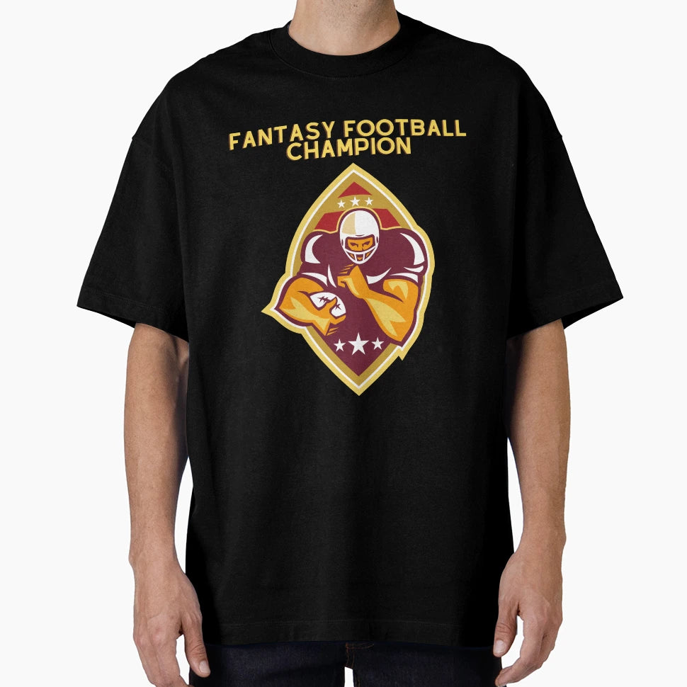 Fantasy Football Champion T-Shirt - Casual Everyday Wear Unisex - T-Shirt, Sweatshirt, Hoodie