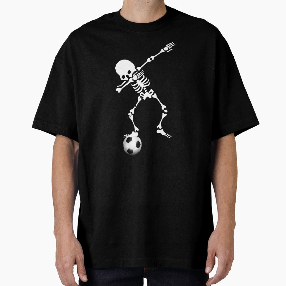Funny Dabbing Skelleton Soccer T-Shirt - Graphic Print for Adults - T-Shirt, Sweatshirt, Hoodie