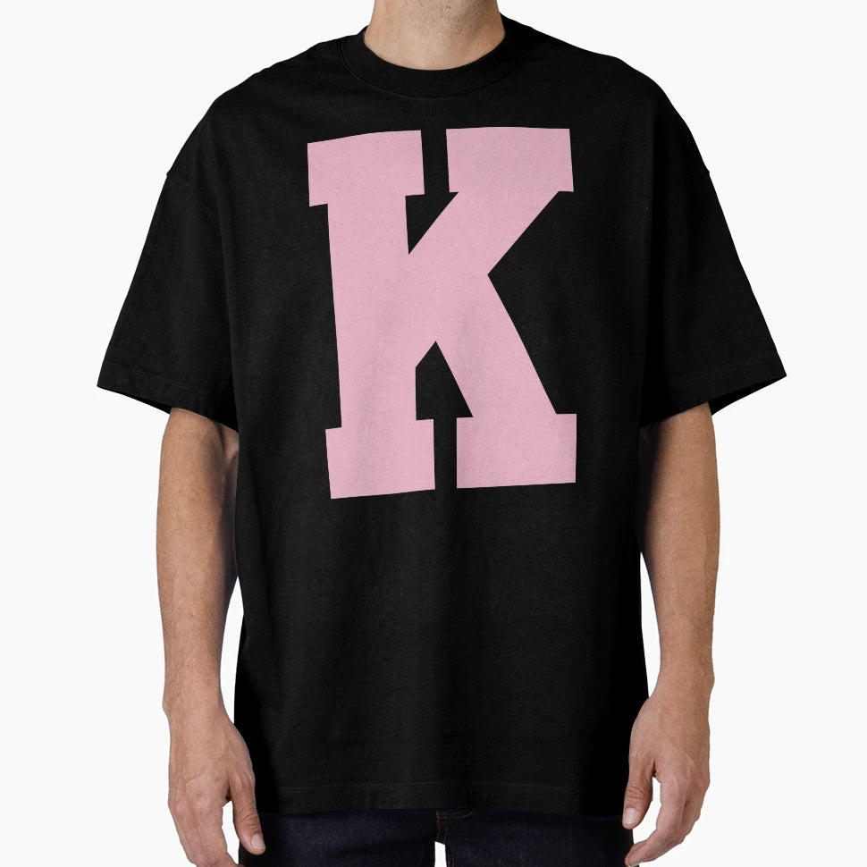 Alphabet Rose K Sports Letter K T-Shirt - Casual Everyday Wear Men Women - T-Shirt, Sweatshirt, Hoodie