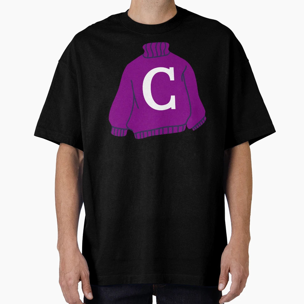 Letter T-Shirt - Casual Everyday Wear for Adults - T-Shirt, Sweatshirt, Hoodie