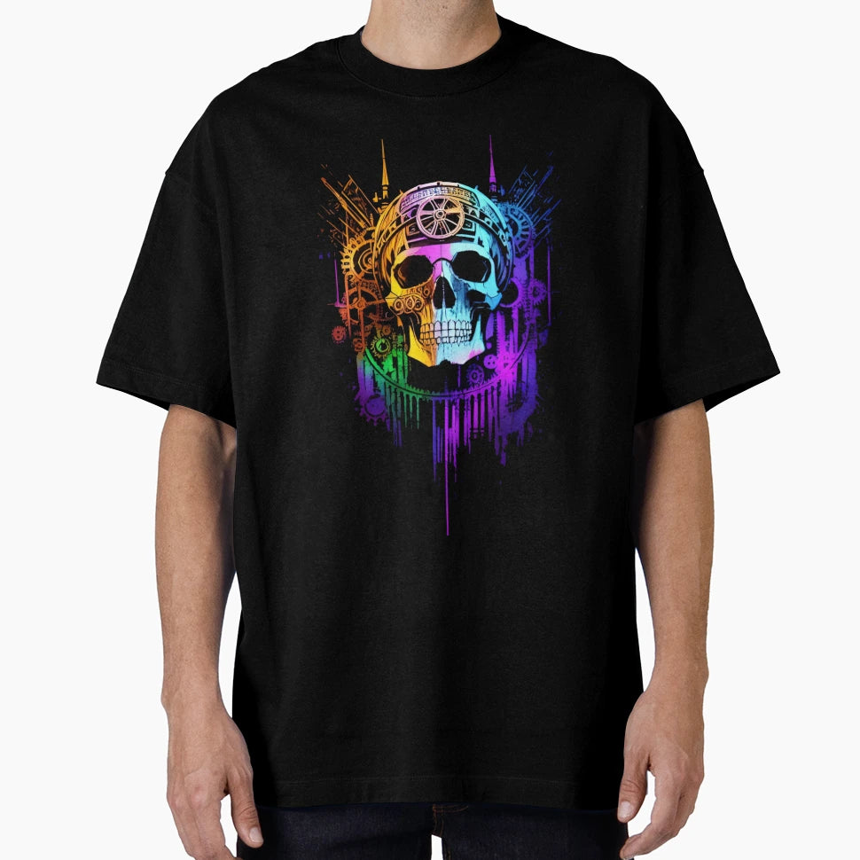 Skull T-Shirt - Minimalist Print Men Women - T-Shirt, Sweatshirt, Hoodie