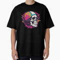 Skull Paint Splatter T-Shirt - Aesthetic Graphic Men Women - T-Shirt, Sweatshirt, Hoodie