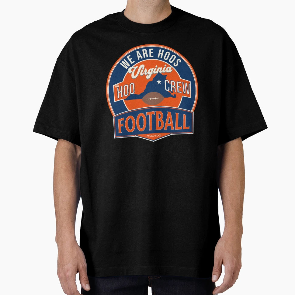 Virginia College Football Lets Go T-Shirt - Aesthetic Graphic for Adults - T-Shirt, Sweatshirt, Hoodie