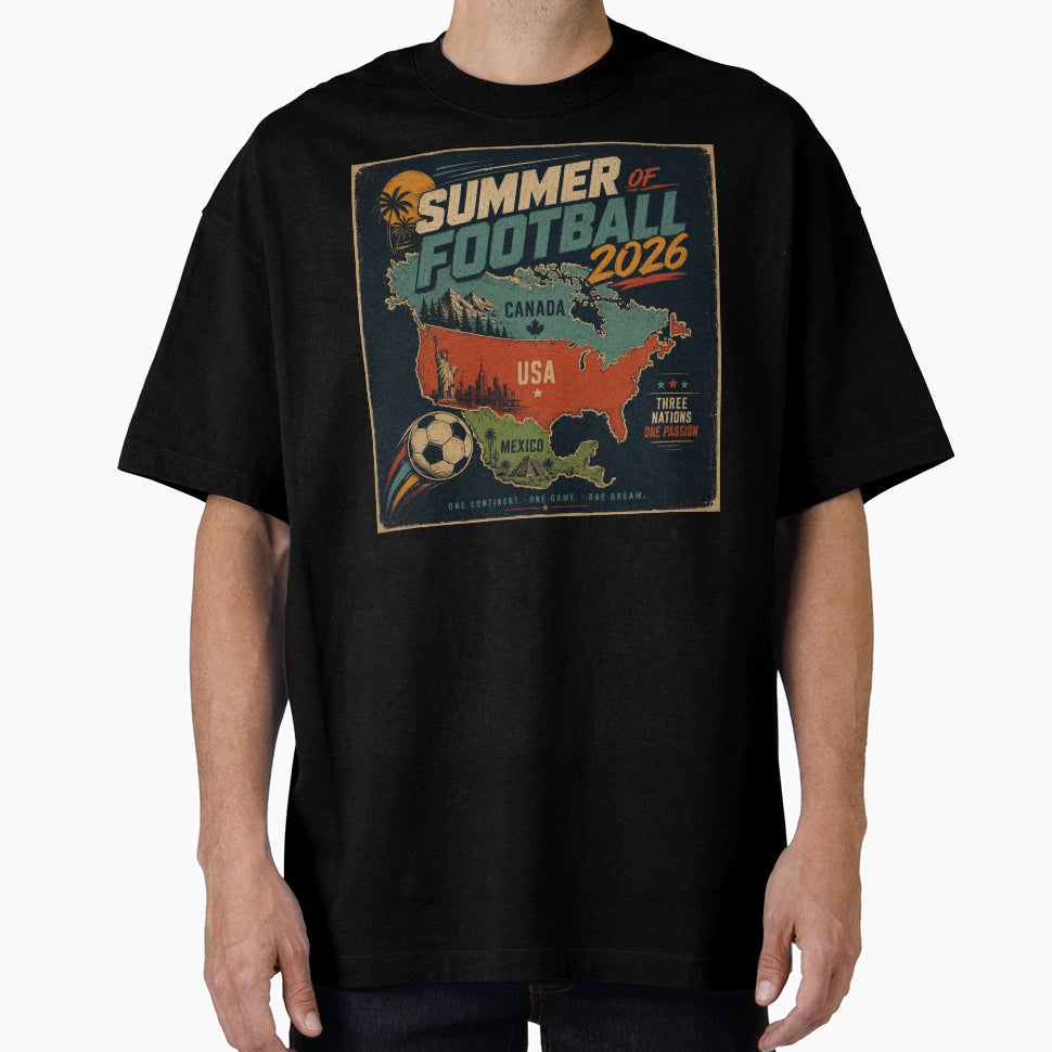 Summer Football 2026 North T-Shirt - Casual Everyday Wear for Adults - T-Shirt, Sweatshirt, Hoodie