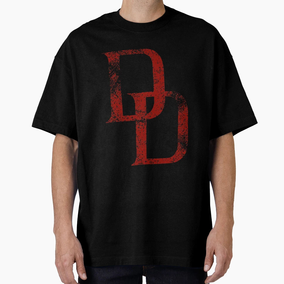 Daredevil Logo Distressed T-Shirt - Novelty Apparel Unisex - T-Shirt, Sweatshirt, Hoodie