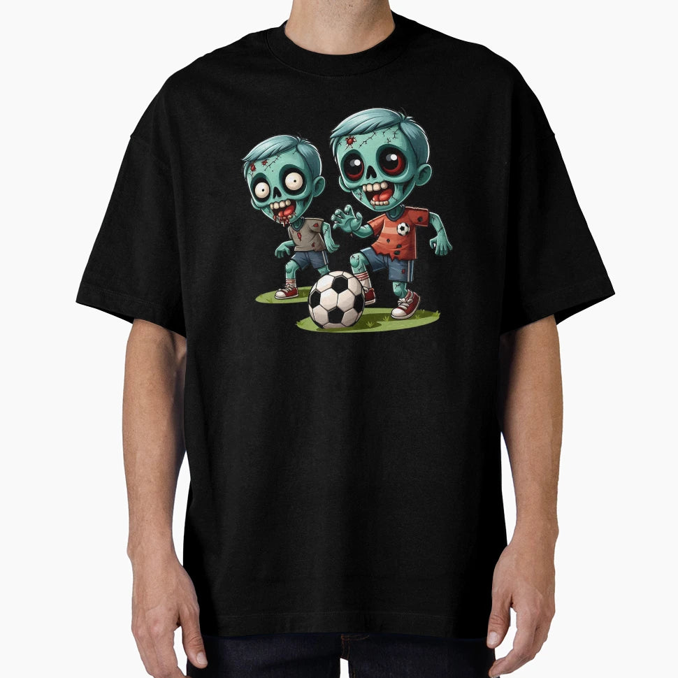 Zombie Soccer Halloween T-Shirt - Fun Novelty Design for Adults - T-Shirt, Sweatshirt, Hoodie