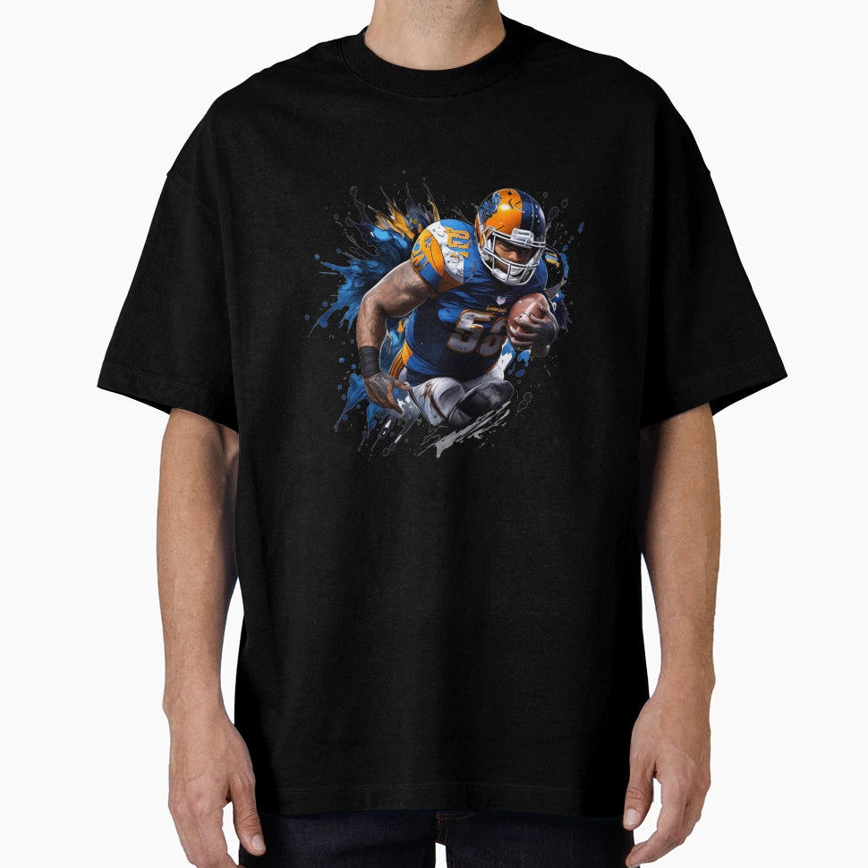 Roaring Football Warrior T-Shirt - Casual Everyday Wear for Adults - T-Shirt, Sweatshirt, Hoodie