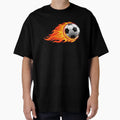 High Speed Soccer Ball Fire T-Shirt - Unique Graphic Unisex - T-Shirt, Sweatshirt, Hoodie