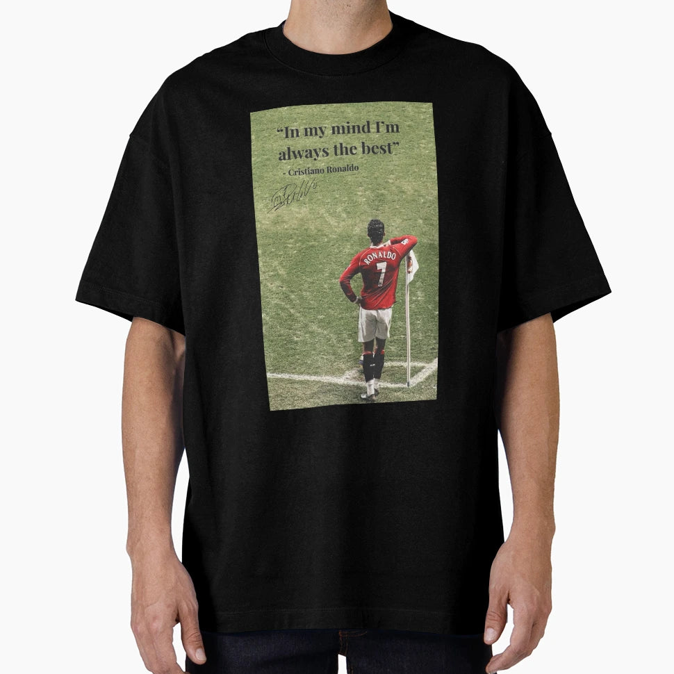 Cristiano Ronaldo Motivation T-Shirt - Fun Novelty Design for Adults - T-Shirt, Sweatshirt, Hoodie