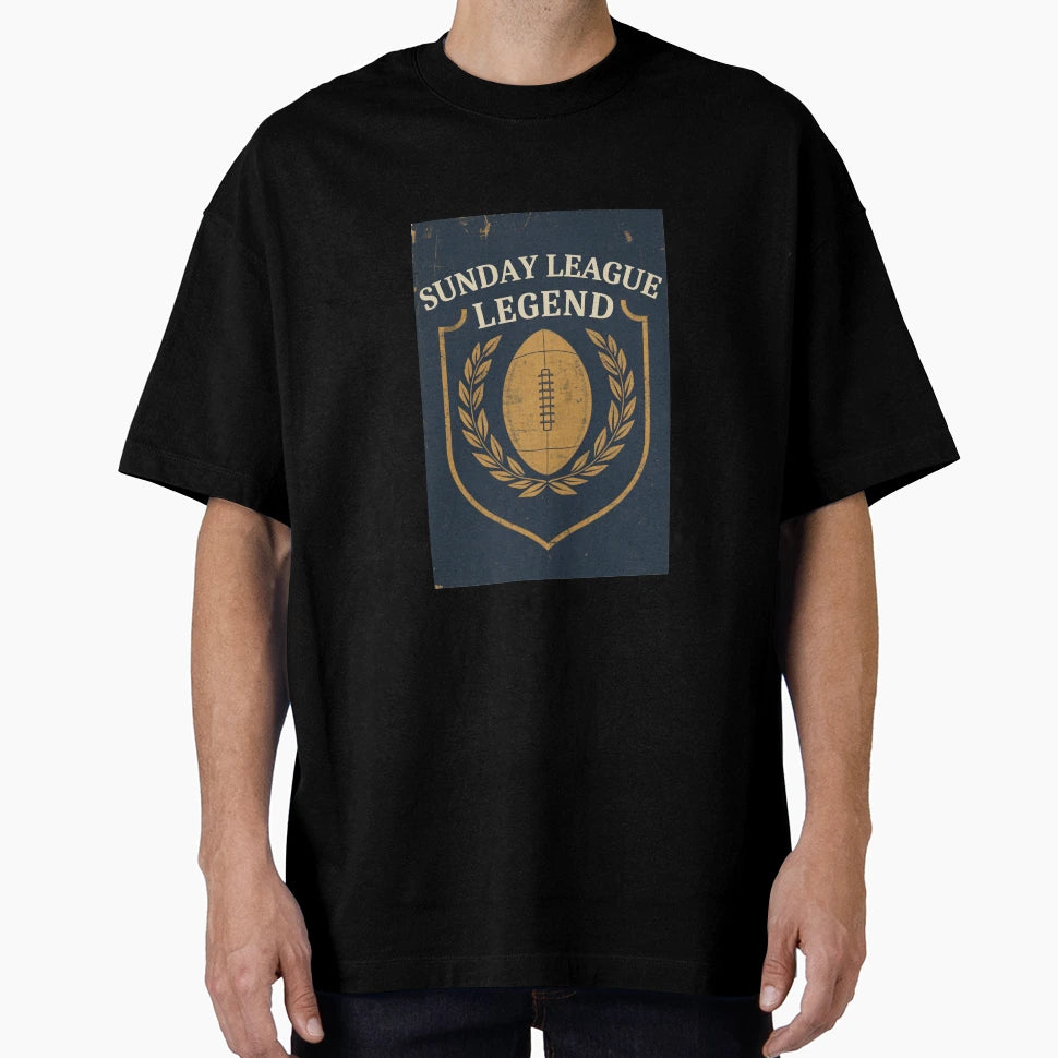 Sunday League Legend Funny Football T-Shirt - Aesthetic Graphic Men Women - T-Shirt, Sweatshirt, Hoodie