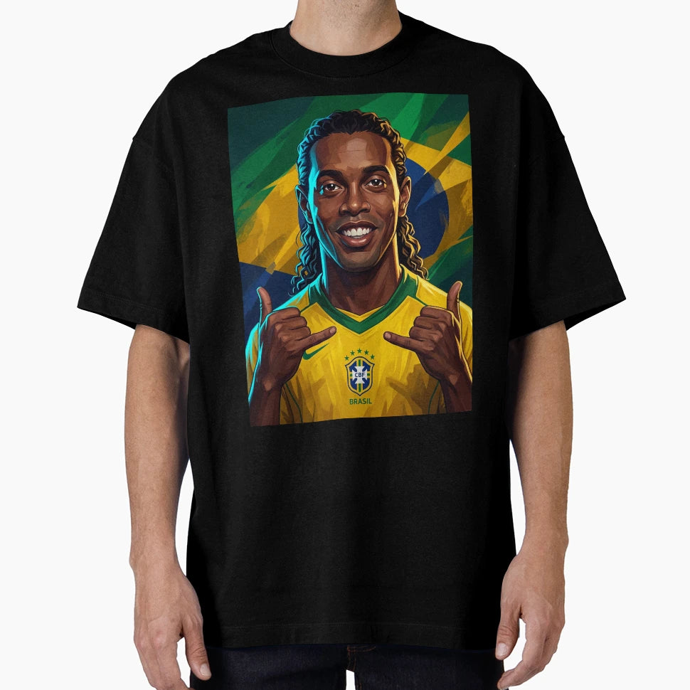 Ronaldinho T-Shirt - Novelty Apparel Unisex - T-Shirt, Sweatshirt, Hoodie