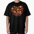Autumn Football Heart Cozy Fall Season T-Shirt - Unique Graphic Men Women - T-Shirt, Sweatshirt, Hoodie