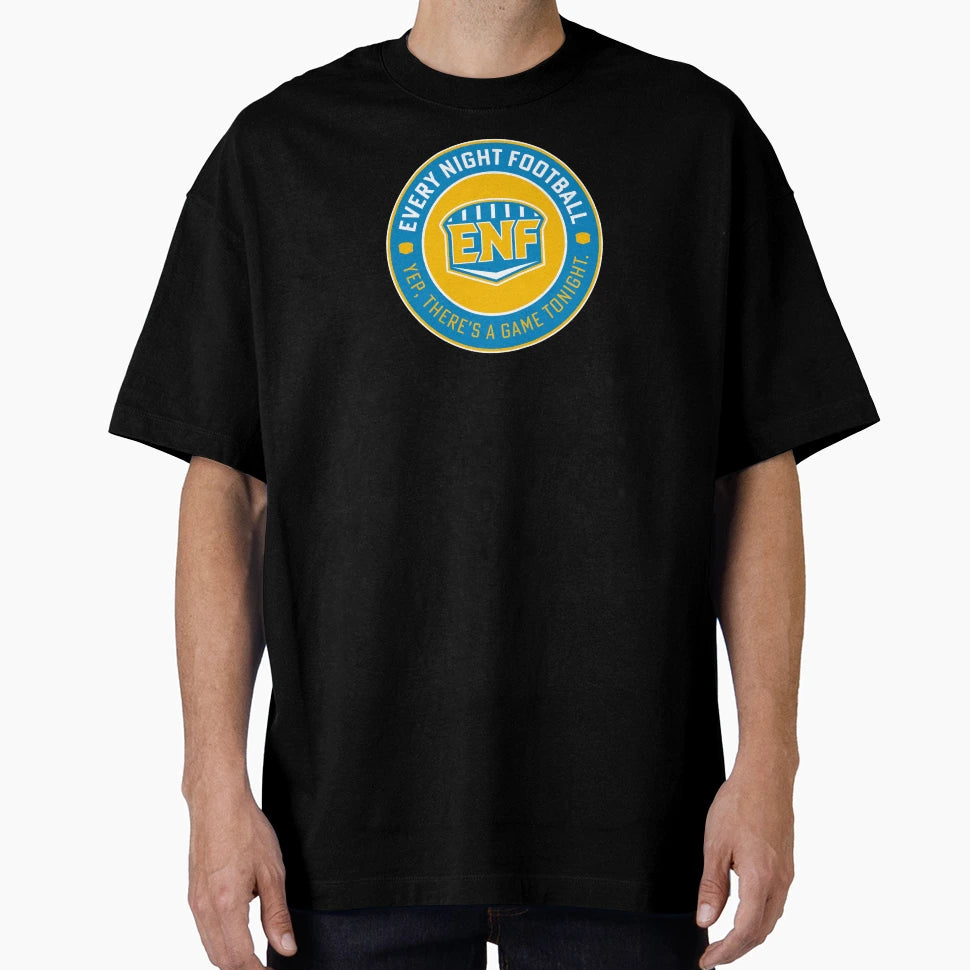 Every Night Football Circular Slogan T-Shirt - Trendy Graphic Unisex - T-Shirt, Sweatshirt, Hoodie