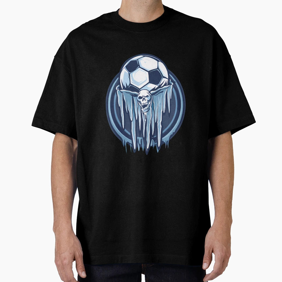 Team Spirit Football Team Skull And T-Shirt - Minimalist Print for Adults - T-Shirt, Sweatshirt, Hoodie