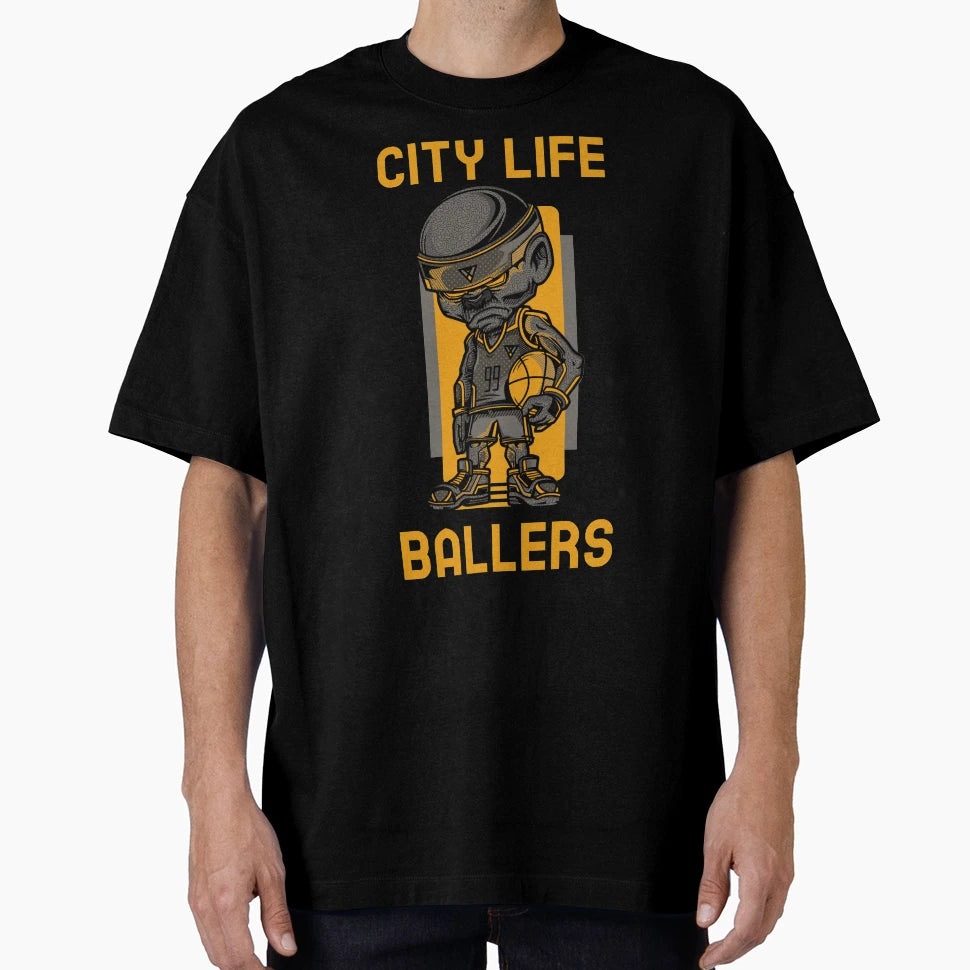 City Life Ballers T-Shirt - Novelty Apparel Men Women - T-Shirt, Sweatshirt, Hoodie