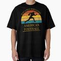 American Football Just Who Loves T-Shirt - Minimalist Print Men Women - T-Shirt, Sweatshirt, Hoodie