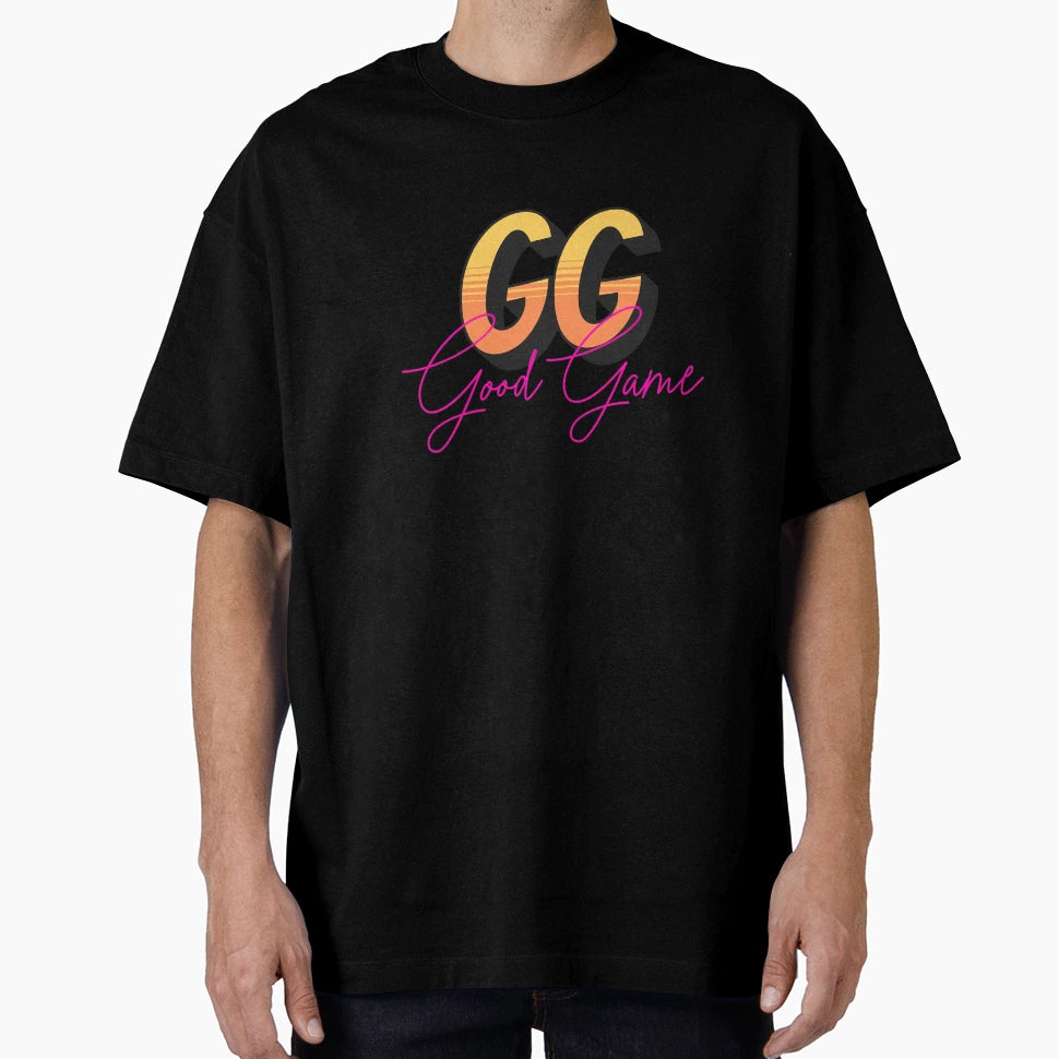 Gg Good Game Gamers Play Hard Stay T-Shirt - Streetwear Style for Adults - T-Shirt, Sweatshirt, Hoodie