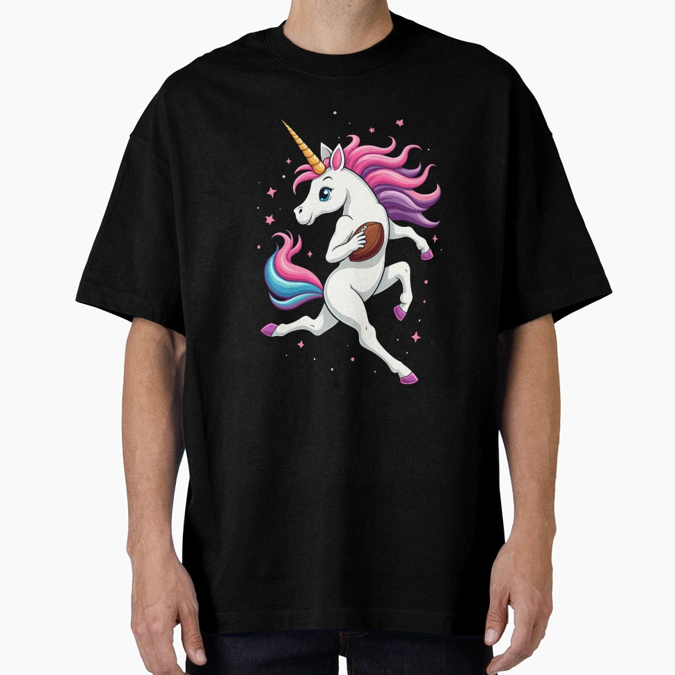 Touchdown Unicorn Magical Football T-Shirt - Novelty Apparel Men Women - T-Shirt, Sweatshirt, Hoodie
