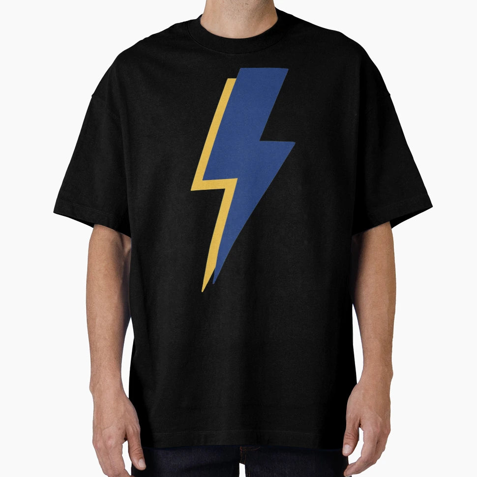 Blue Yellow Lightning Bolt T-Shirt - Unique Graphic Unisex - T-Shirt, Sweatshirt, Hoodie