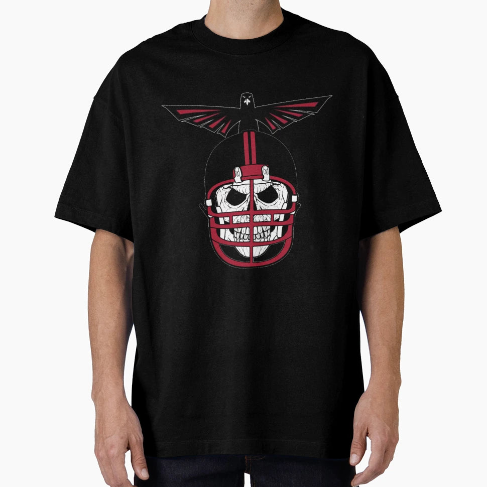 Falcons Skull T-Shirt - Novelty Apparel Unisex - T-Shirt, Sweatshirt, Hoodie