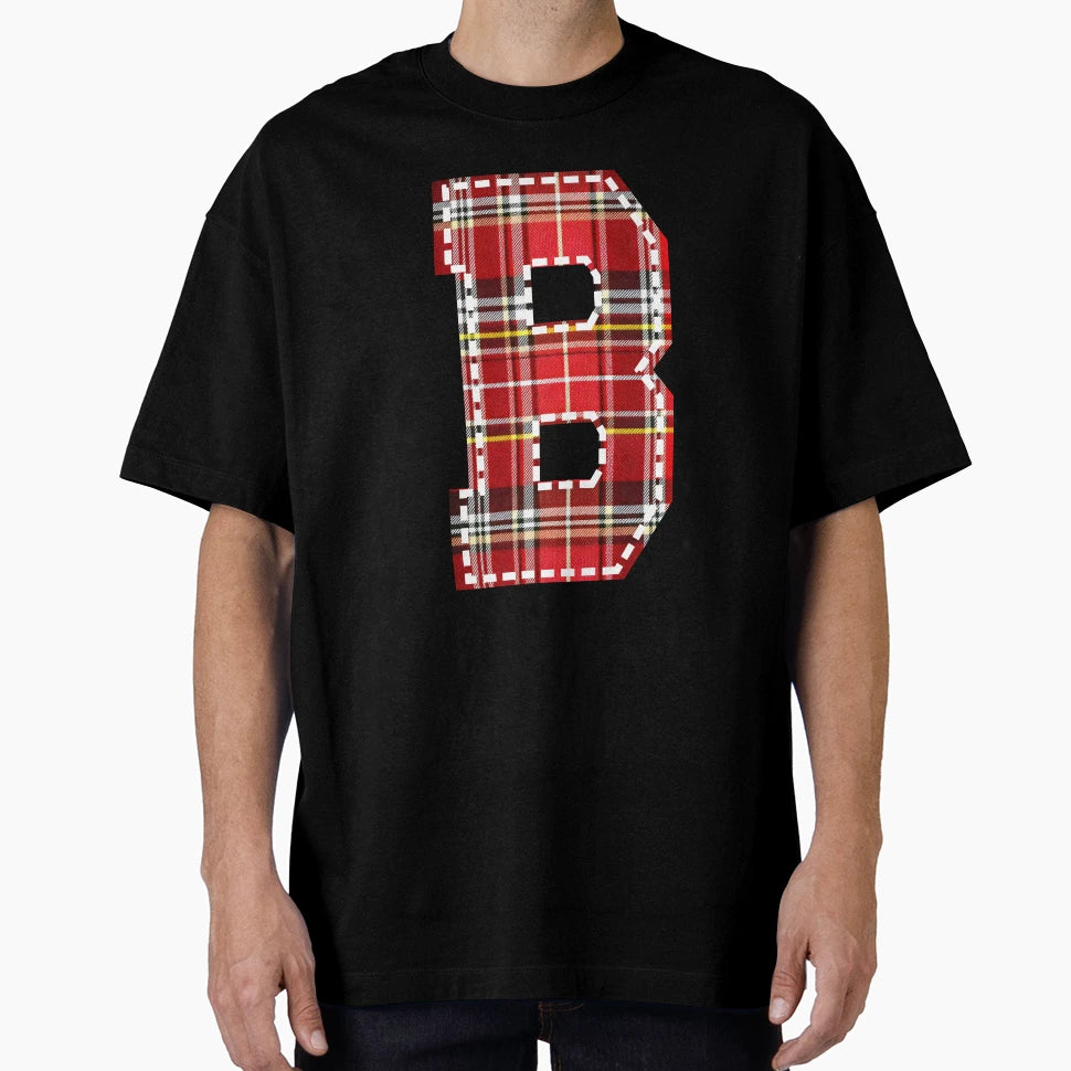 Letter B Capital Alphabet T-Shirt - Casual Everyday Wear Unisex - T-Shirt, Sweatshirt, Hoodie