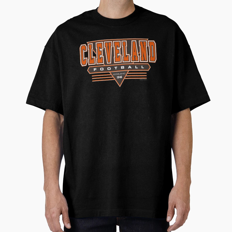 Cleveland Football Browns Inspired 90S T-Shirt - Unique Graphic for Adults - T-Shirt, Sweatshirt, Hoodie