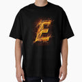 Letter E Lighting T-Shirt - Unique Graphic Unisex - T-Shirt, Sweatshirt, Hoodie