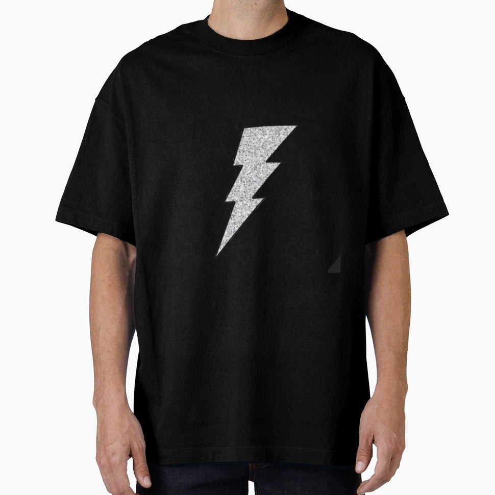 Silver Lightning Bolt T-Shirt - Streetwear Style Unisex - T-Shirt, Sweatshirt, Hoodie