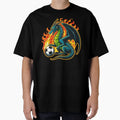 Dragon Soccer Ball T-Shirt - Unique Graphic for Adults - T-Shirt, Sweatshirt, Hoodie