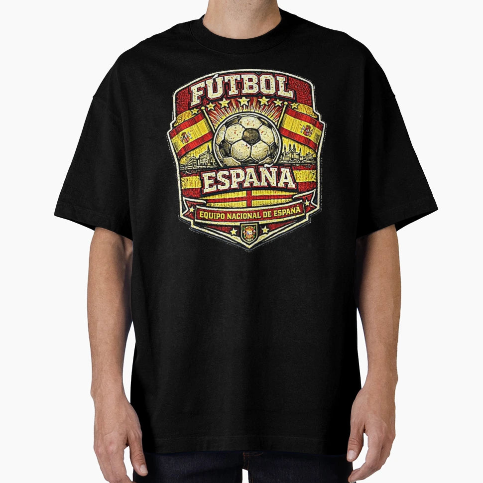 Soccer Football Spain T-Shirt - Custom Art Print Men Women - T-Shirt, Sweatshirt, Hoodie