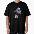 American Footballer White Background T-Shirt - Fun Novelty Design Men Women - T-Shirt, Sweatshirt, Hoodie