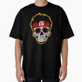 Pat Kansas City Football Aztec Skulls And T-Shirt - Custom Art Print Unisex - T-Shirt, Sweatshirt, Hoodie