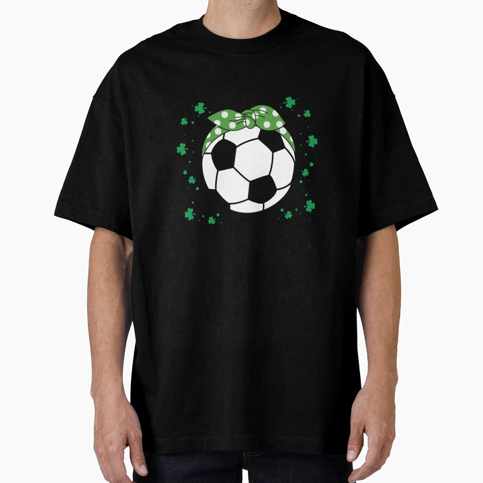 Soccer St Patricks Day Leprechaun T-Shirt - Novelty Apparel for Adults - T-Shirt, Sweatshirt, Hoodie